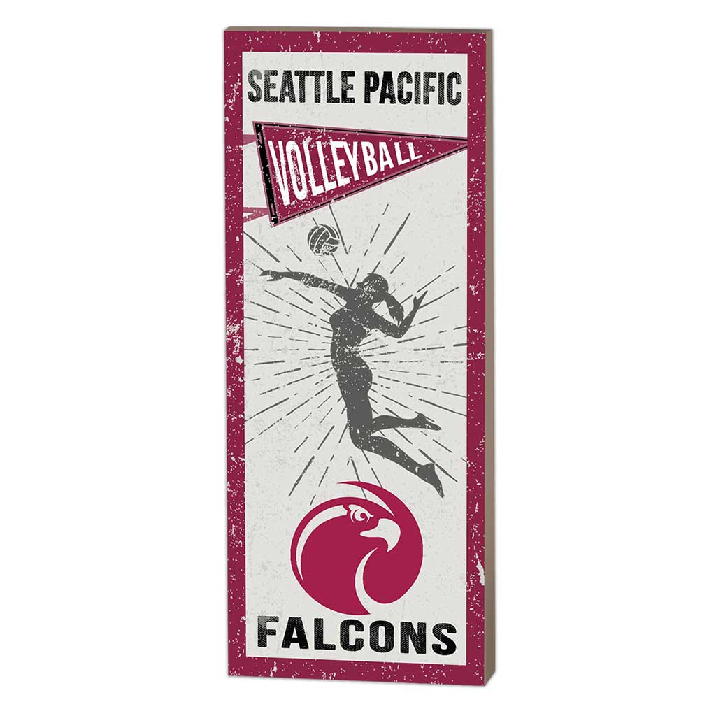 7x18 Vintage Player Seattle Pacific University Falcons - Girl's Volleyball
