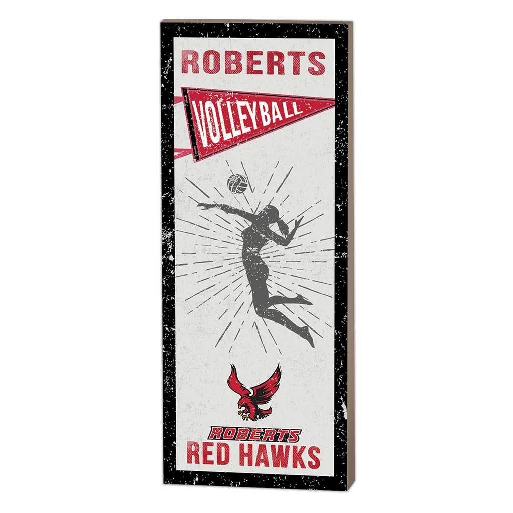 7x18 Vintage Player Roberts Wesleyan Redhawks - Girl's Volleyball