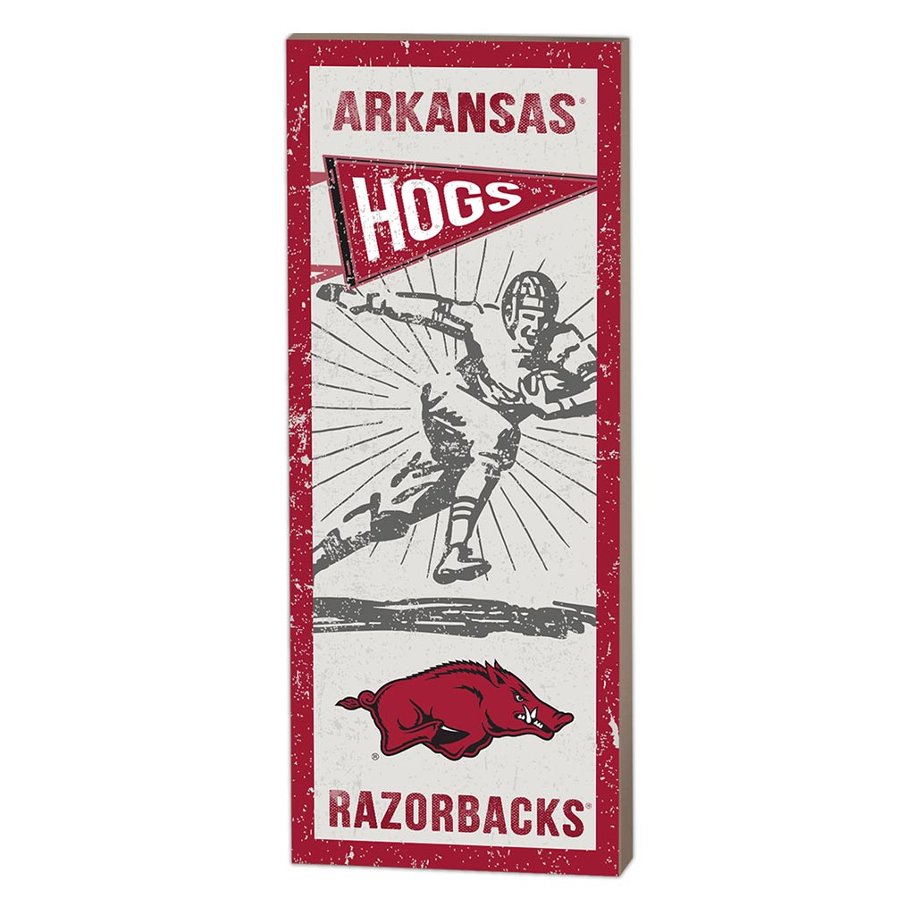 7x18 Vintage Player Arkansas Razorbacks