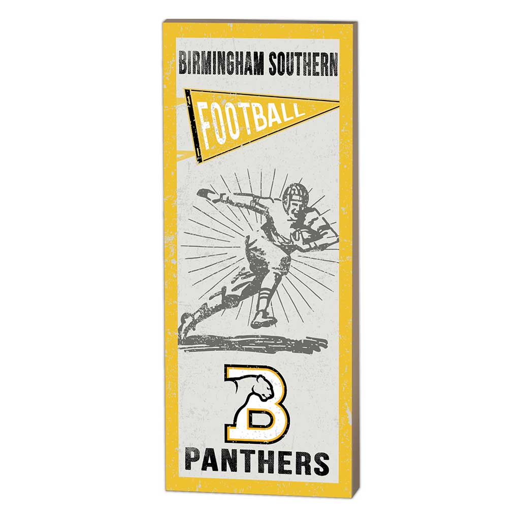7x18 Vintage Player Birmingham Southern College Panthers