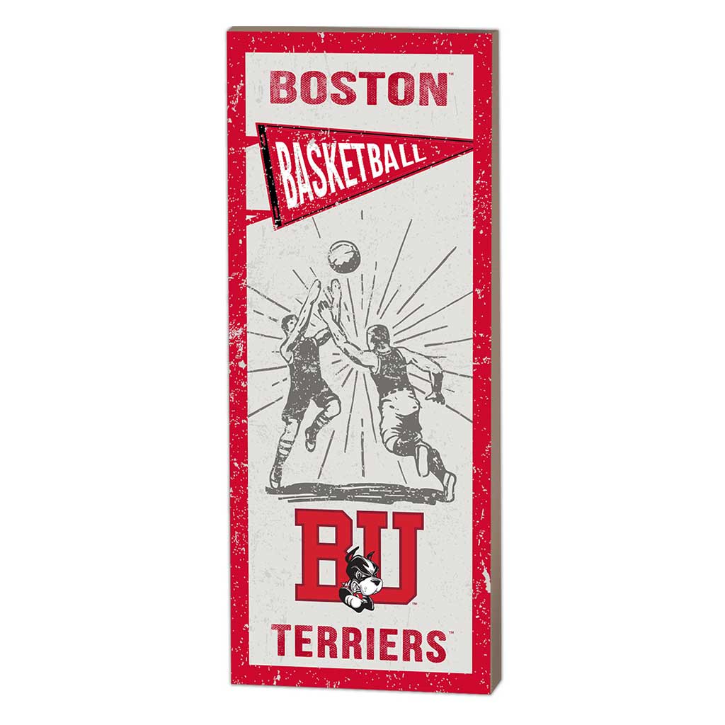 7x18 Vintage Player Boston University Terriers Basketball