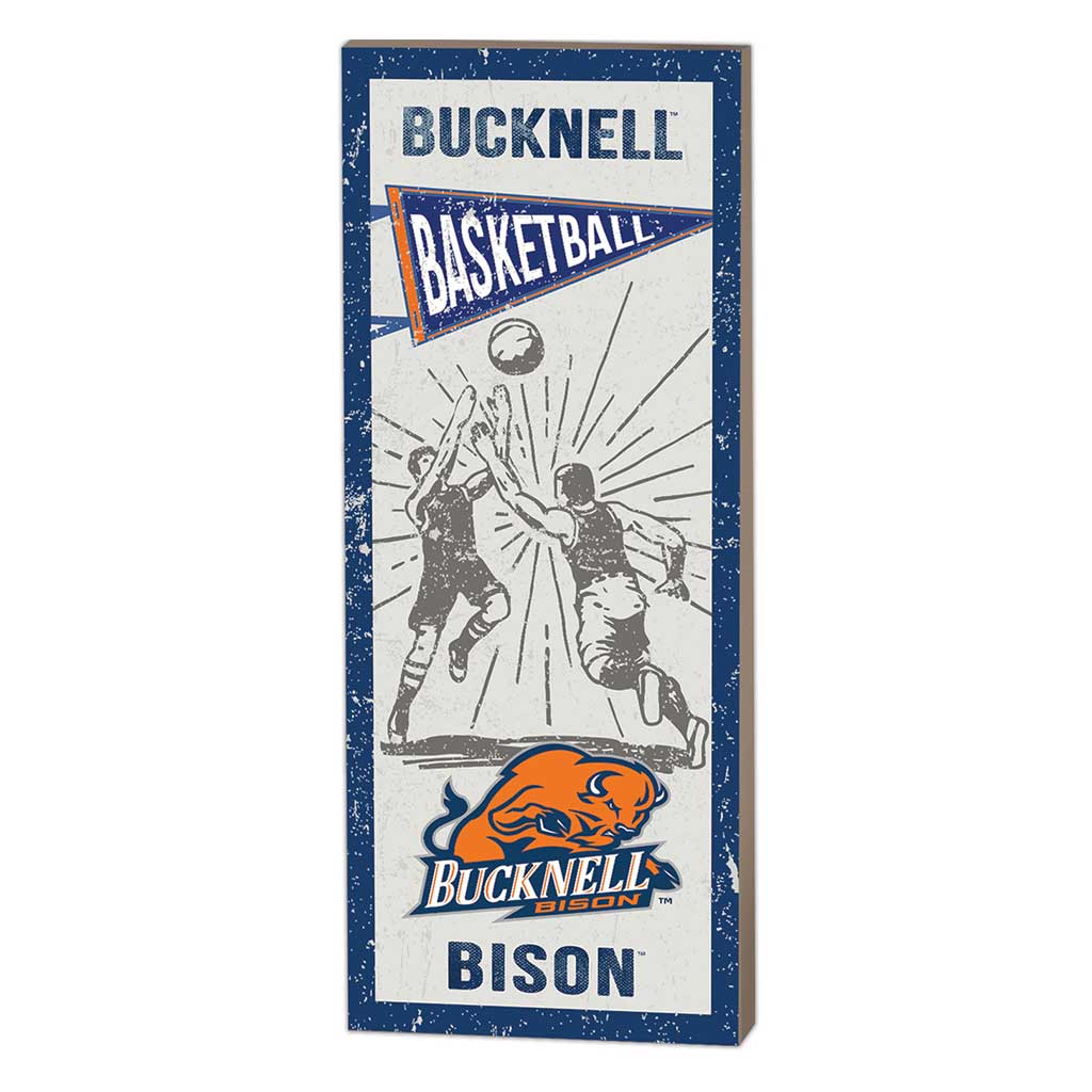 7x18 Vintage Player Bucknell Bison Basketball