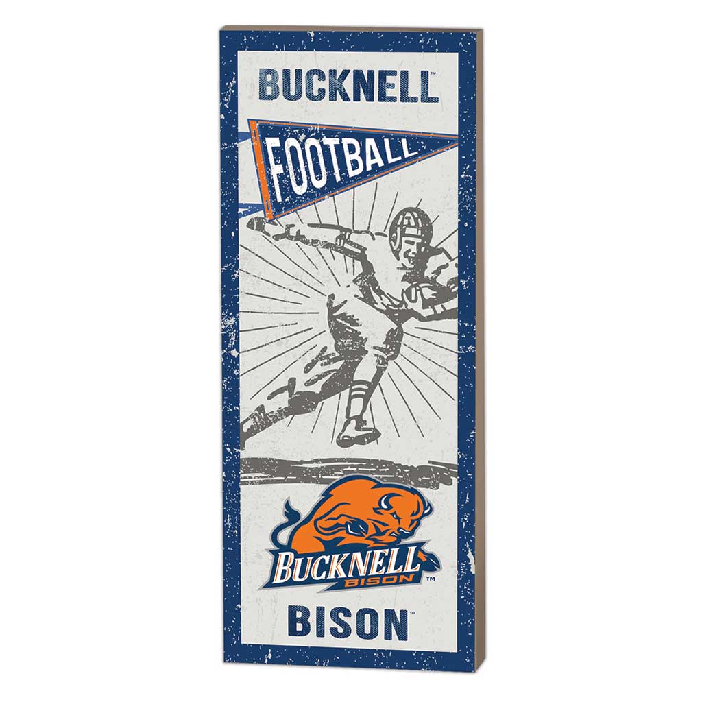 7x18 Vintage Player Bucknell Bison