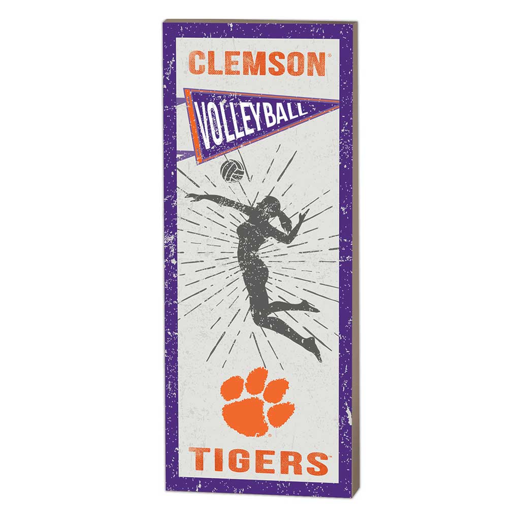 7x18 Vintage Player Clemson Tigers Volleyball Women