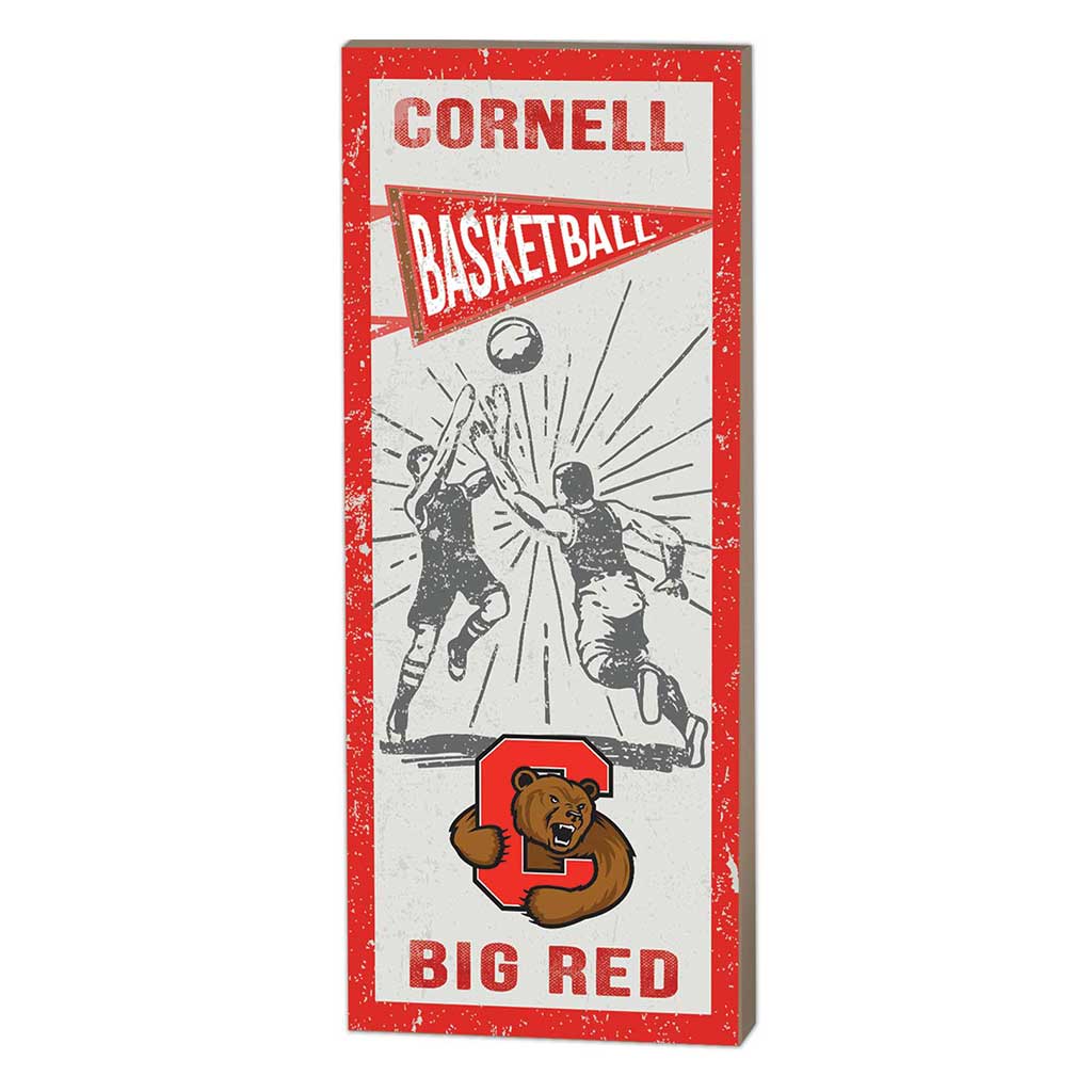 7x18 Vintage Player Cornell Big Red Basketball
