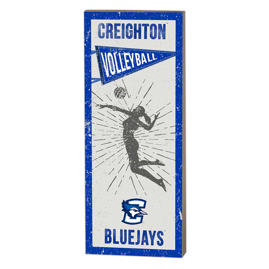 7x18 Vintage Player Creighton Bluejays Volleyball Women