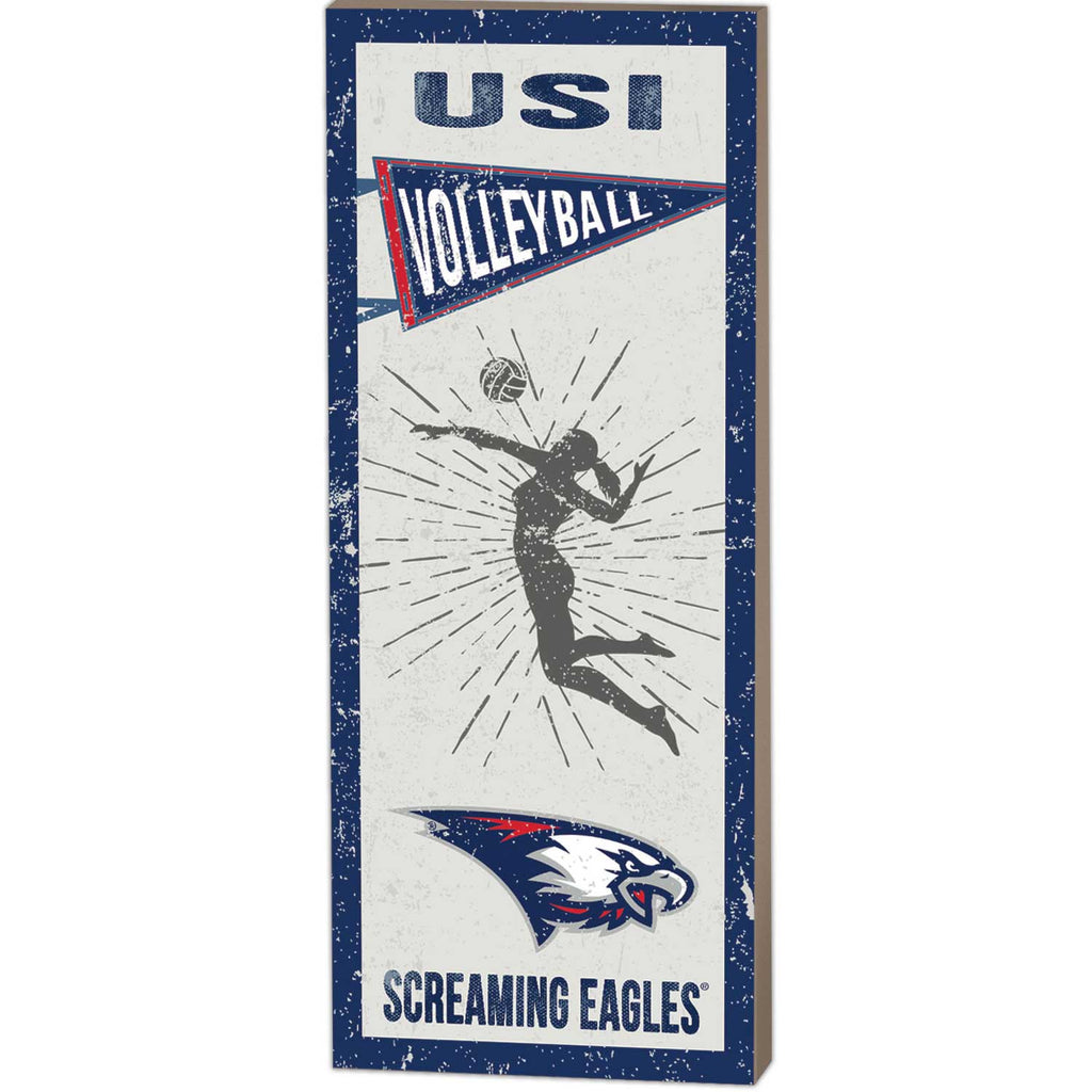 7x18 Vintage Player Southern Indiana Screaming Eagles Girl's Volleyball