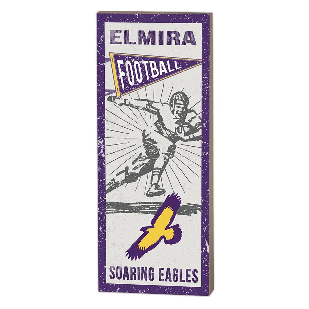 7x18 Vintage Player Elmira College Soaring Eagles