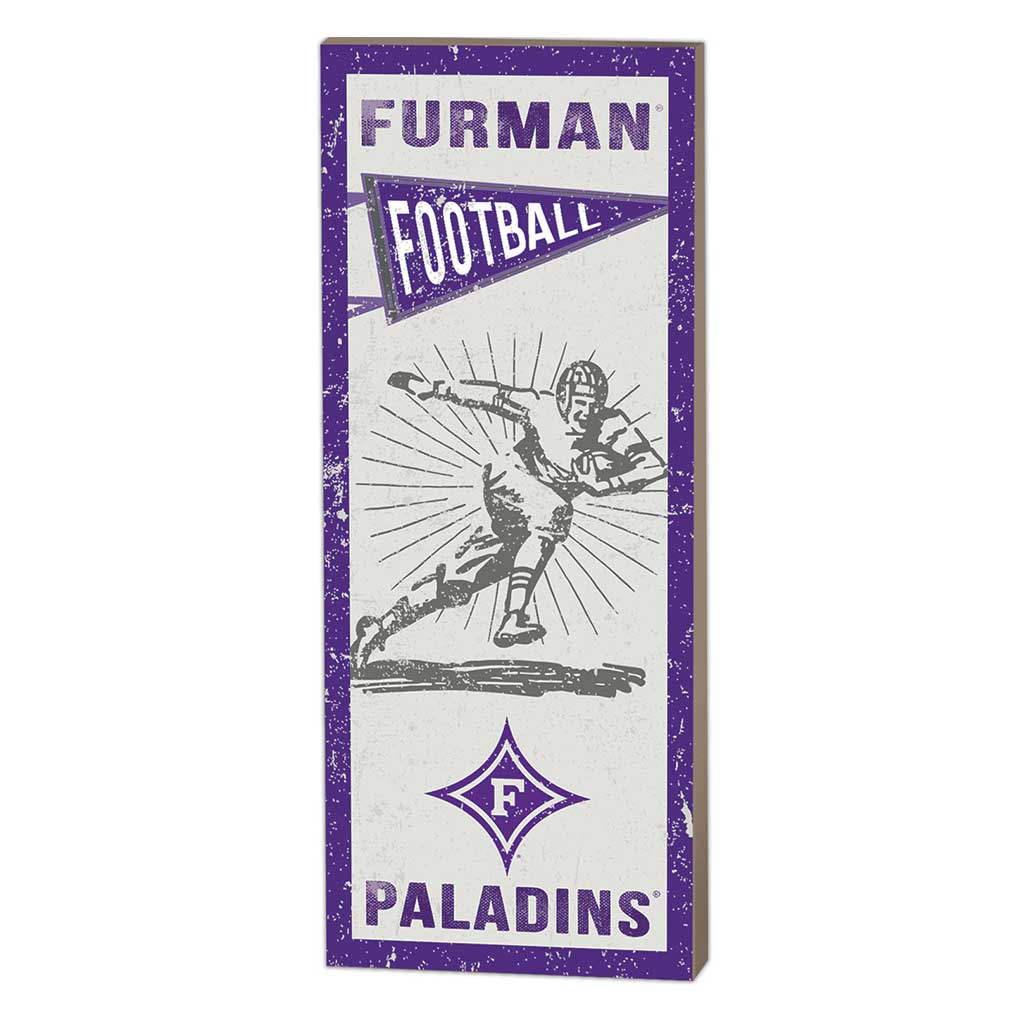 7x18 Vintage Player Furman Paladins