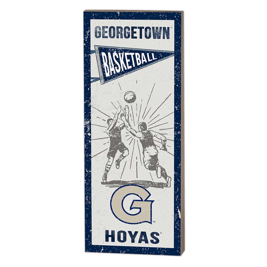 7x18 Vintage Player Georgetown Hoyas Basketball