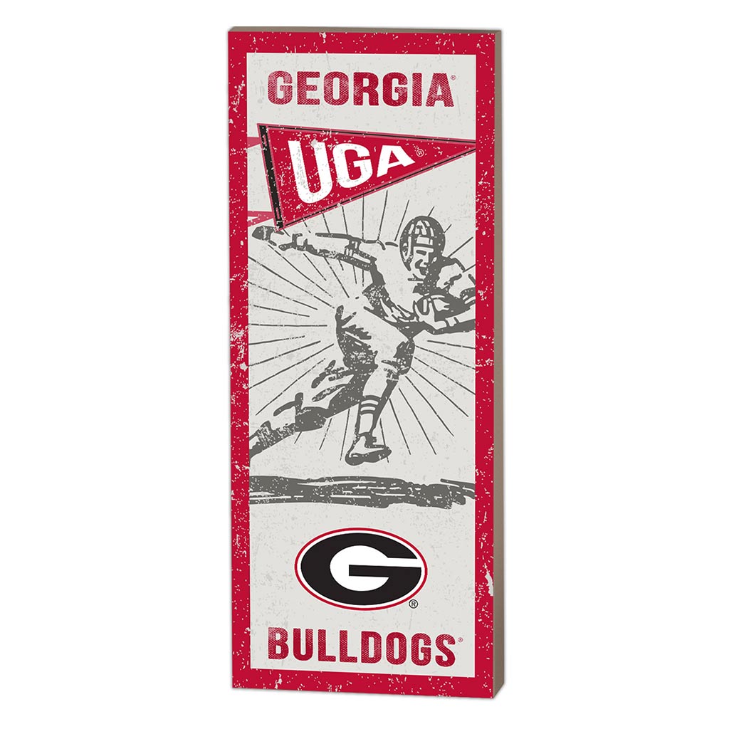 7x18 Vintage Player Georgia Bulldogs