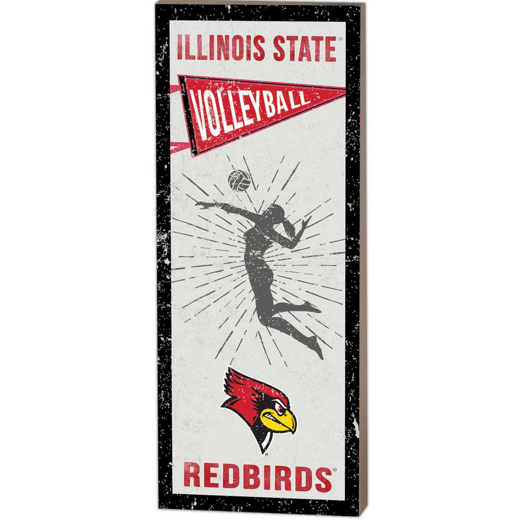 7x18 Vintage Player Illinois State Redbirds Volleyball Women