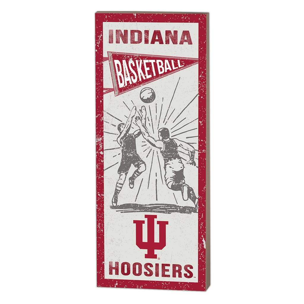 7x18 Vintage Player Indiana Hoosiers Basketball