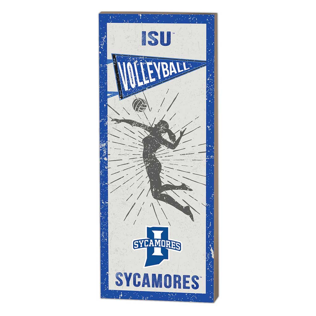 7x18 Vintage Player Indiana State Sycamores Volleyball Women