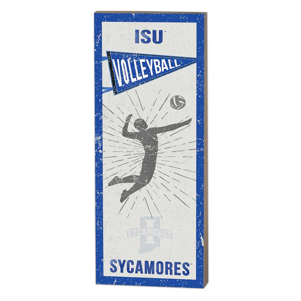 7x18 Vintage Player Indiana State Sycamores Volleyball