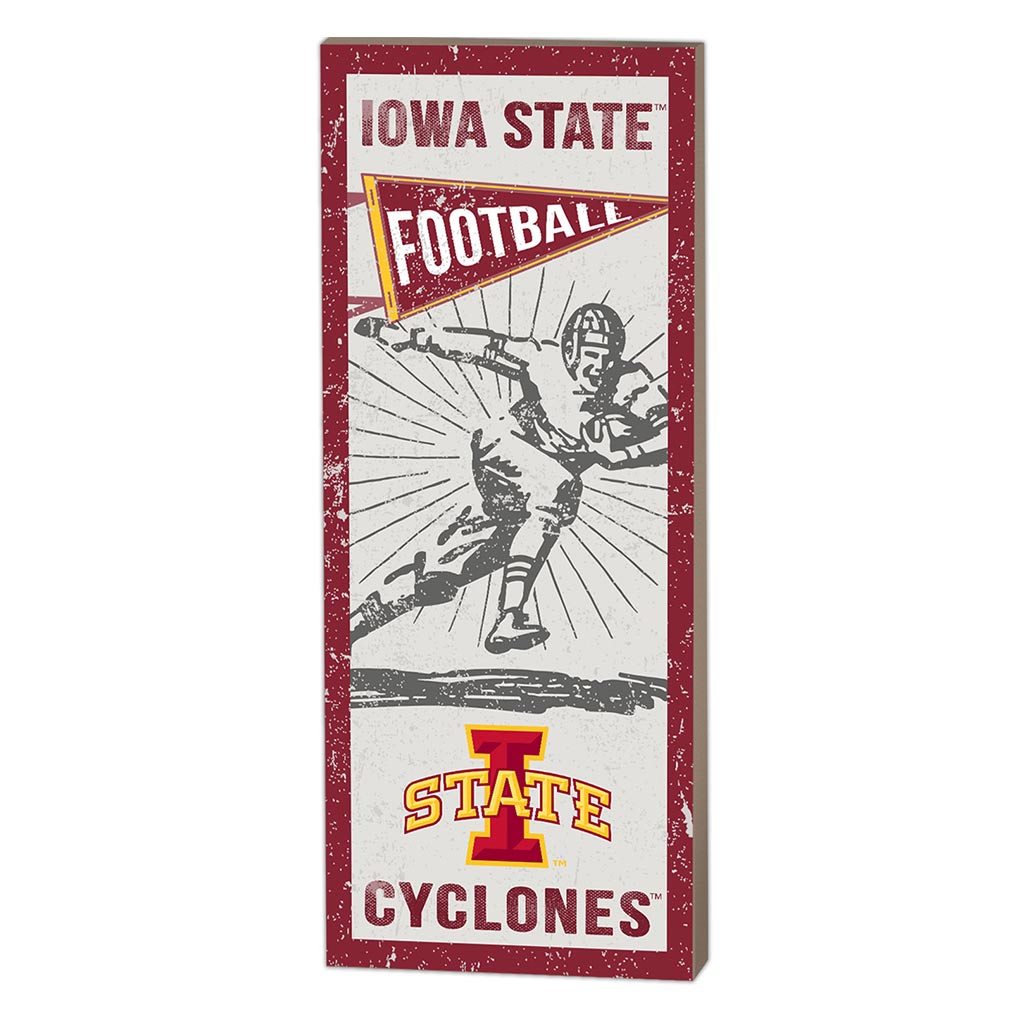 7x18 Vintage Player Iowa State Cyclones