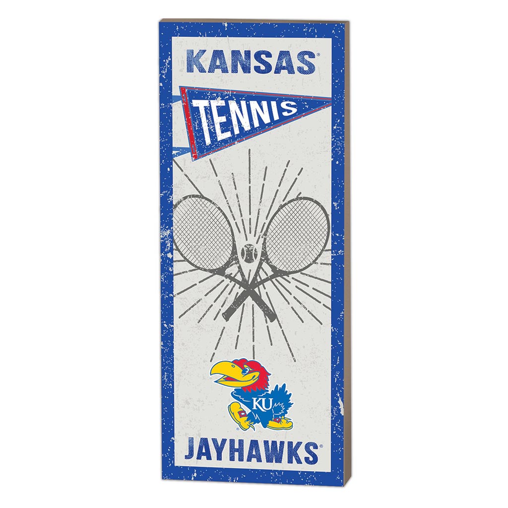 7x18 Vintage Player Kansas Jayhawks Tennis
