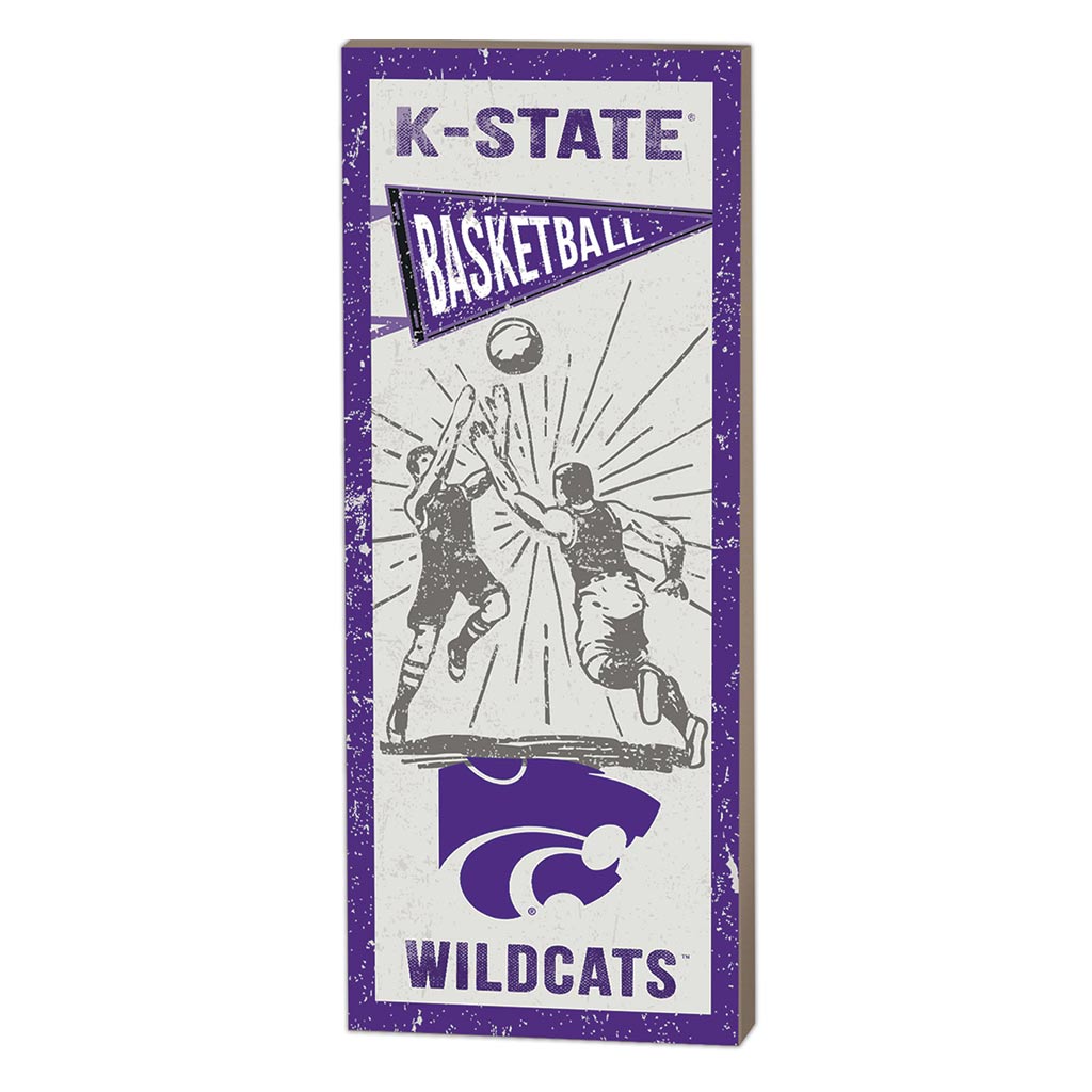7x18 Vintage Player Kansas State Wildcats Basketball