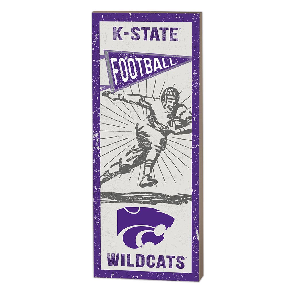 7x18 Vintage Player Kansas State Wildcats