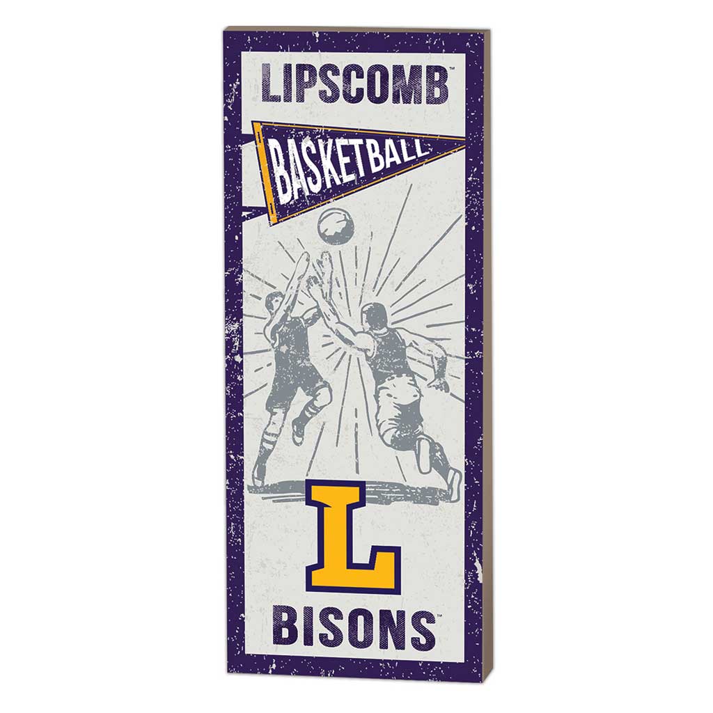 7x18 Vintage Player Lipscomb Bisons Basketball