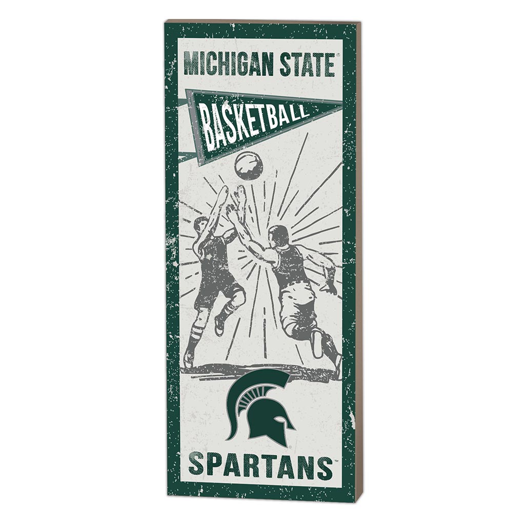 7X18 Vintage Player Michigan State Spartans Basketball