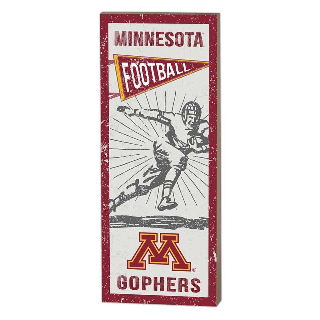 7x18 Vintage Player Minnesota Golden Gophers