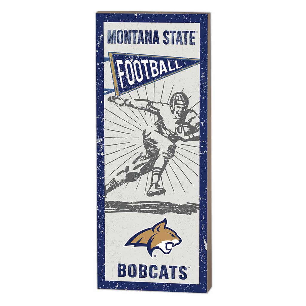 7x18 Vintage Player Montana State Fighting Bobcats