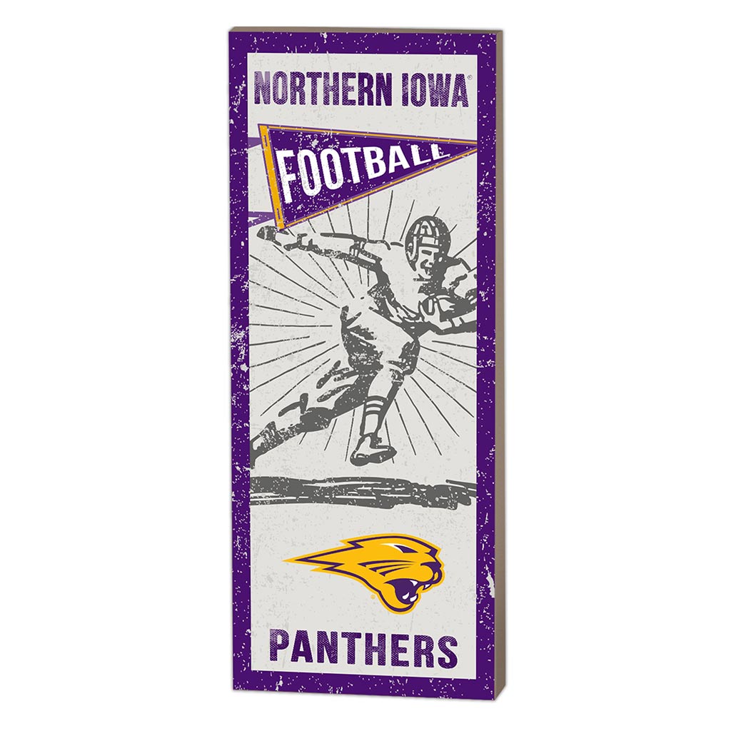 7x18 Vintage Player Northern Iowa Panthers