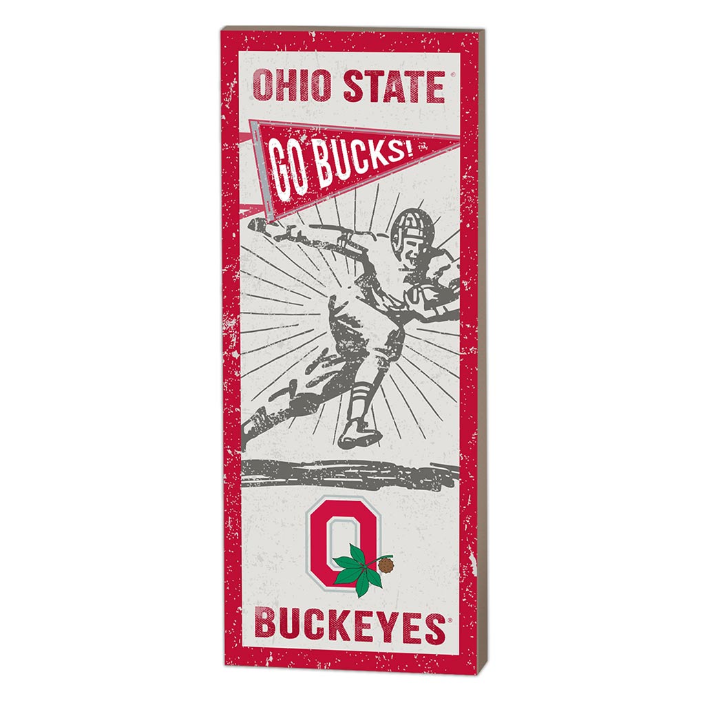 7x18 Vintage Player Ohio State Buckeyes