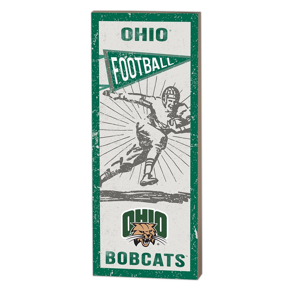 7x18 Vintage Player Ohio Univ Bobcats