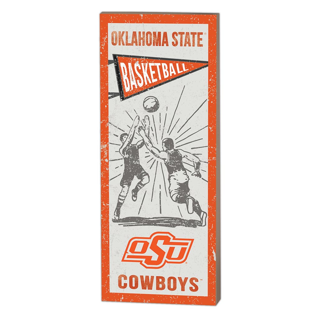 7x18 Vintage Player Oklahoma State Cowboys Basketball