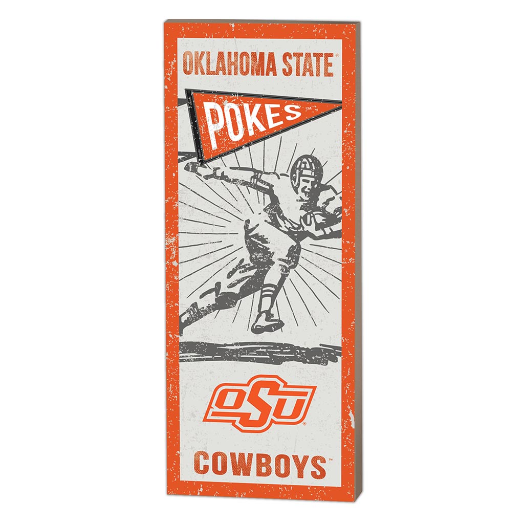 7x18 Vintage Player Oklahoma State Cowboys