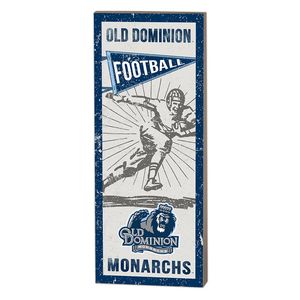 7x18 Vintage Player Old Dominion Monarchs