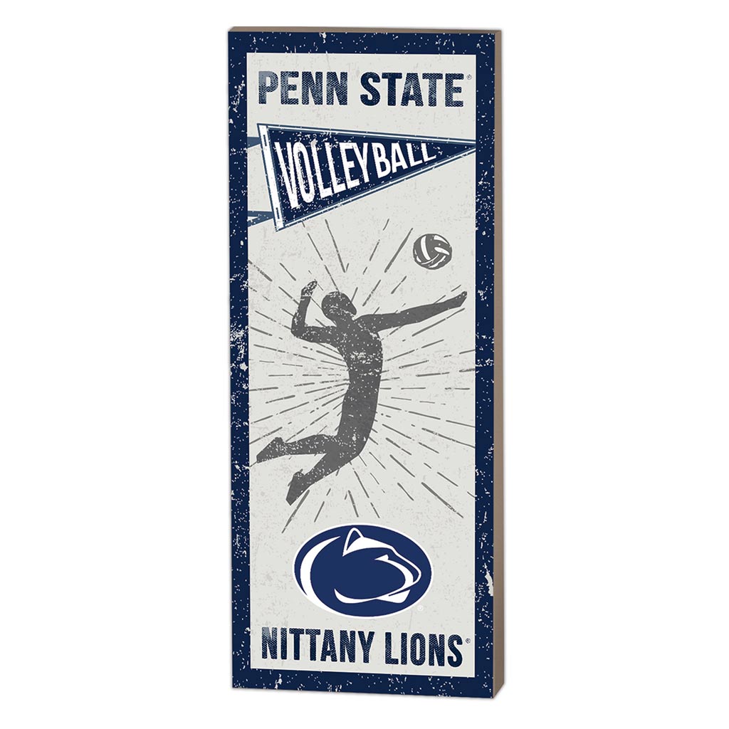 7x18 Vintage Player Penn State Nittany Lions Volleyball