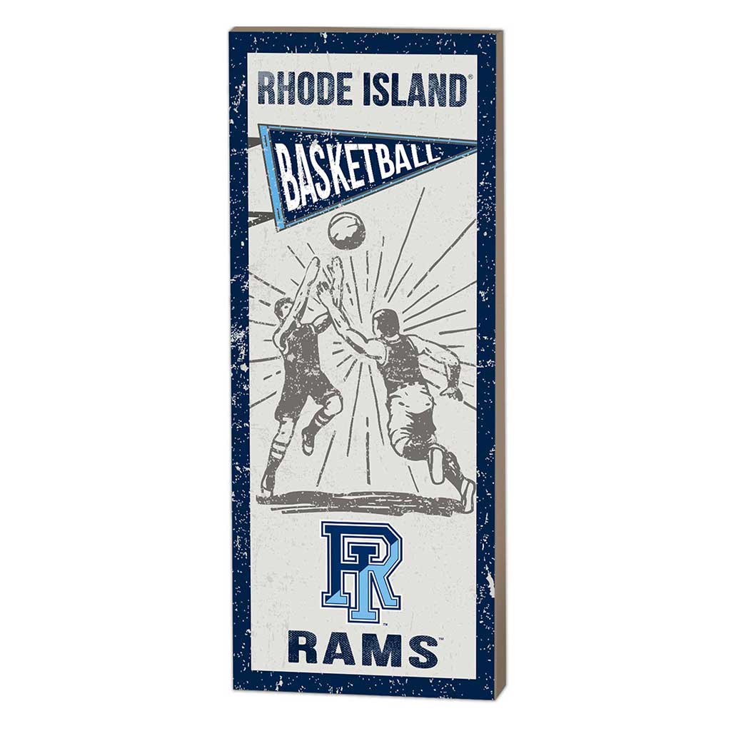 7x18 Vintage Player Rhode Island Rams Basketball