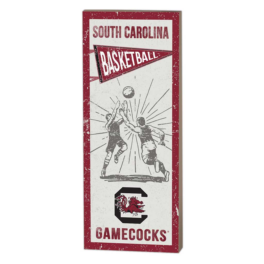 7x18 Vintage Player South Carolina Gamecocks Basketball