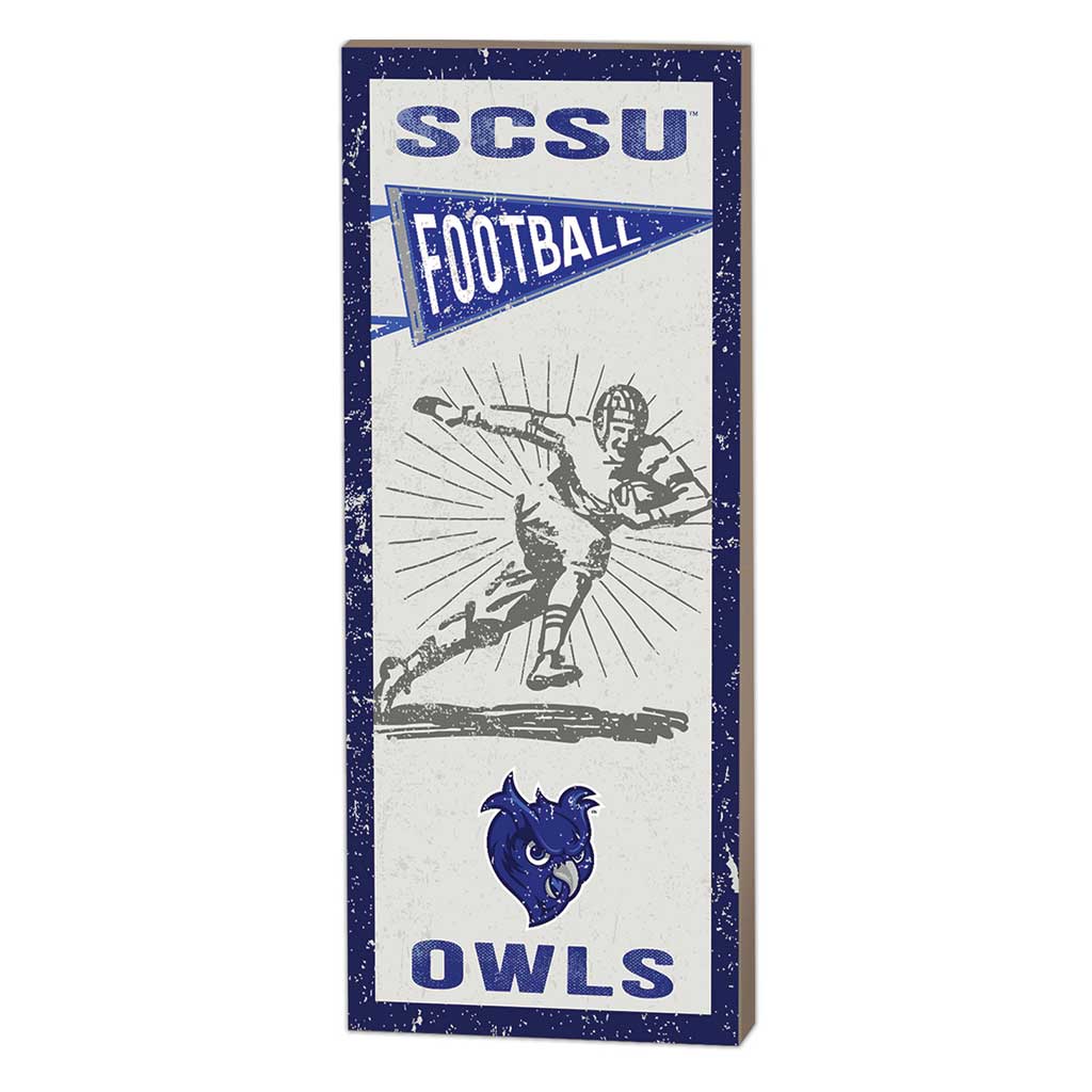 7x18 Vintage Player Southern Connecticut State Owls