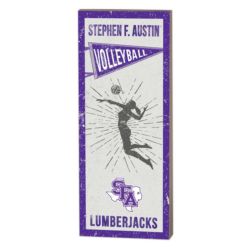 7x18 Vintage Player Stephen F Austin Lumberjacks Volleyball Women
