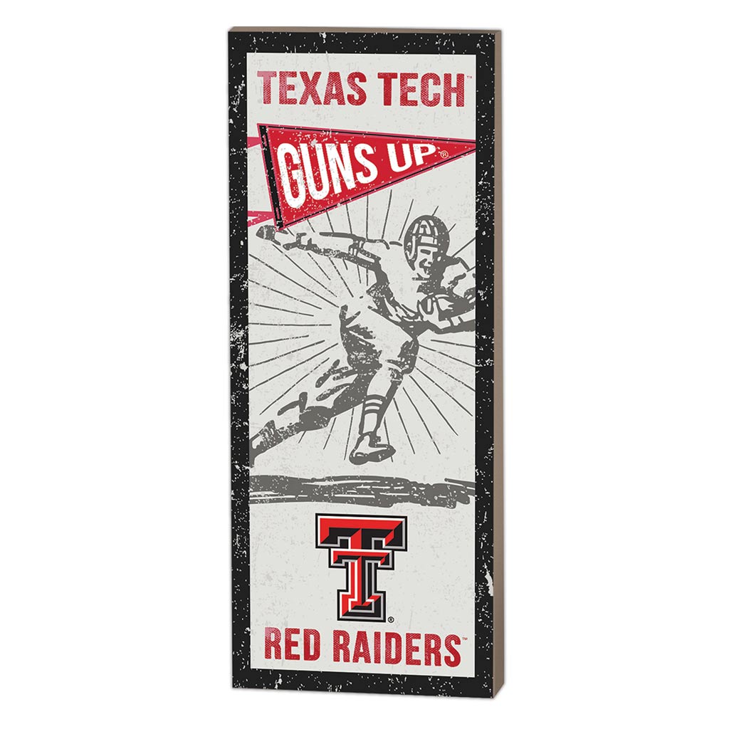 7x18 Vintage Player Texas Tech Red Raiders