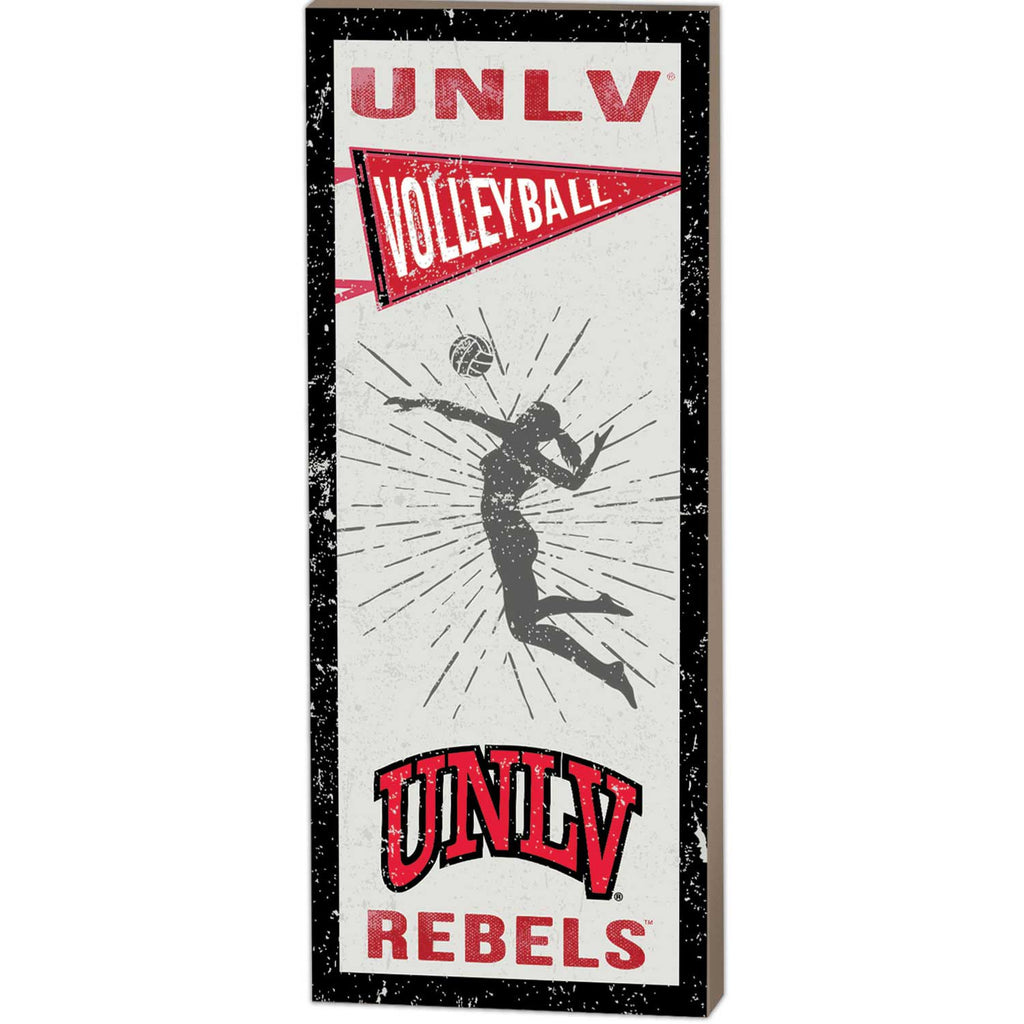 7x18 Vintage Player University of Nevada Las Vegas Rebels Volleyball Women