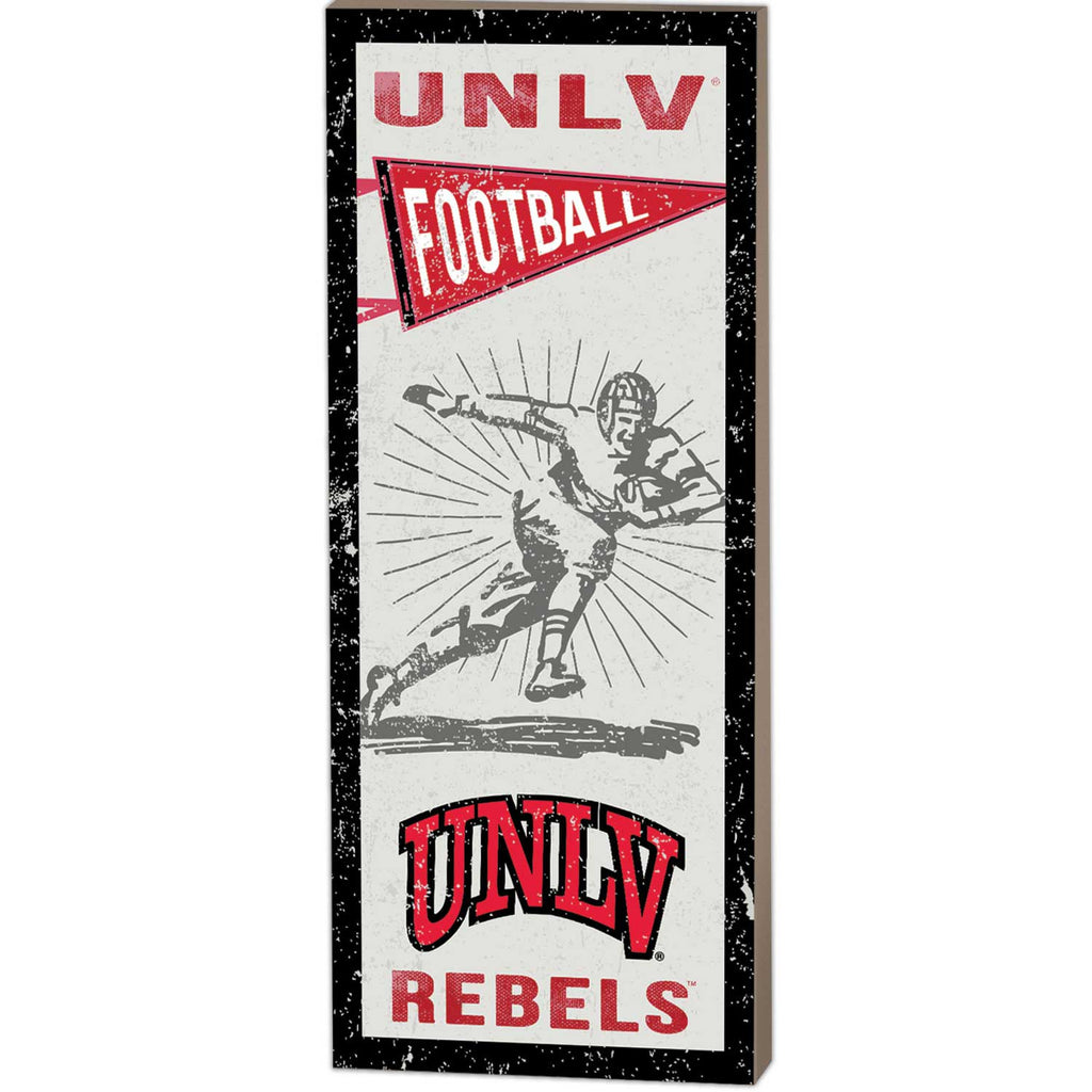 7x18 Vintage Player University of Nevada Las Vegas Rebels