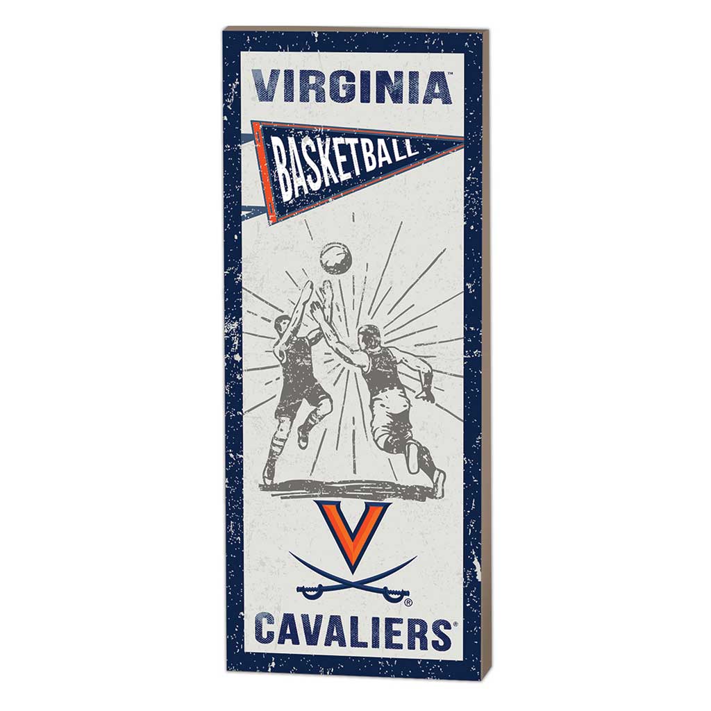 7x18 Vintage Player Virginia Cavaliers Basketball