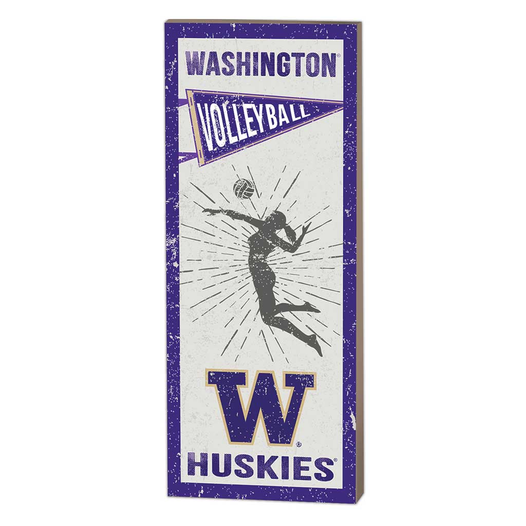 7x18 Vintage Player Washington Huskies Volleyball Women