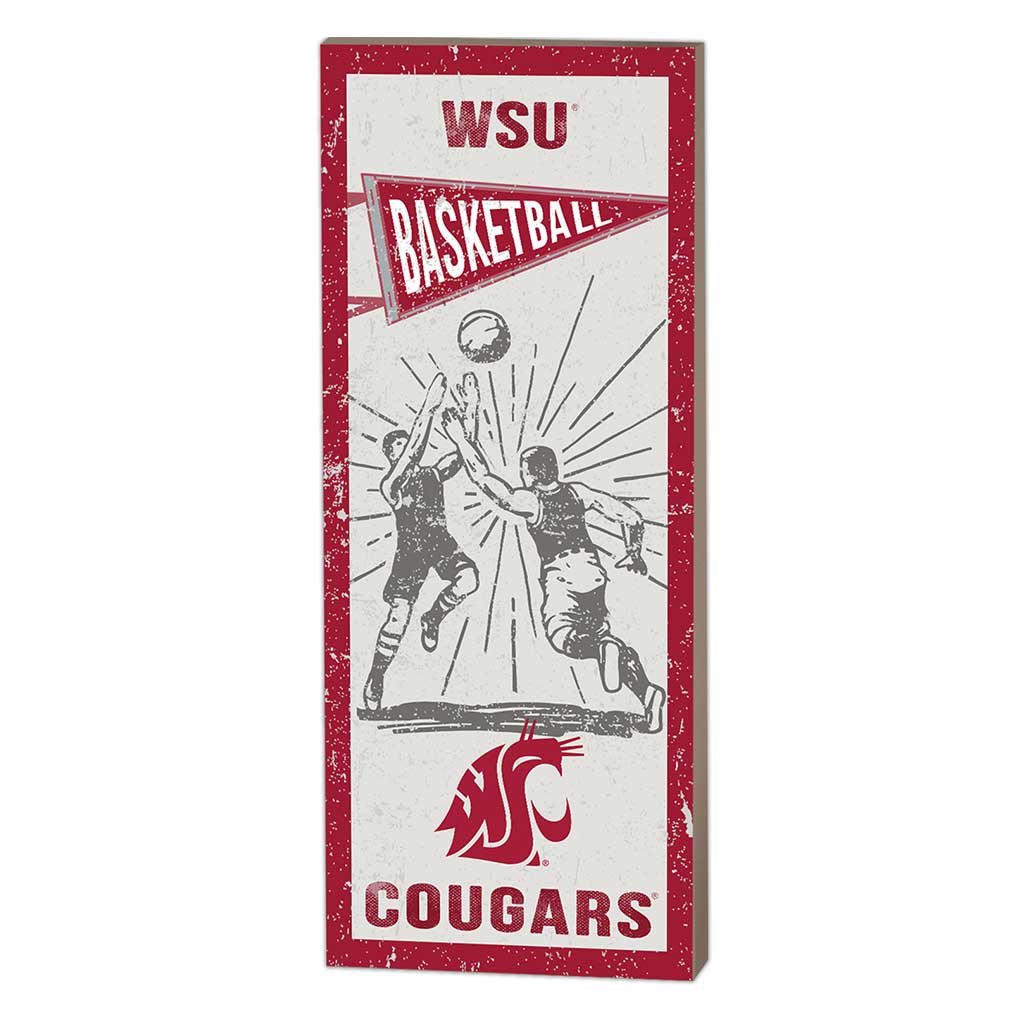 7x18 Vintage Player Washington State Cougars Basketball