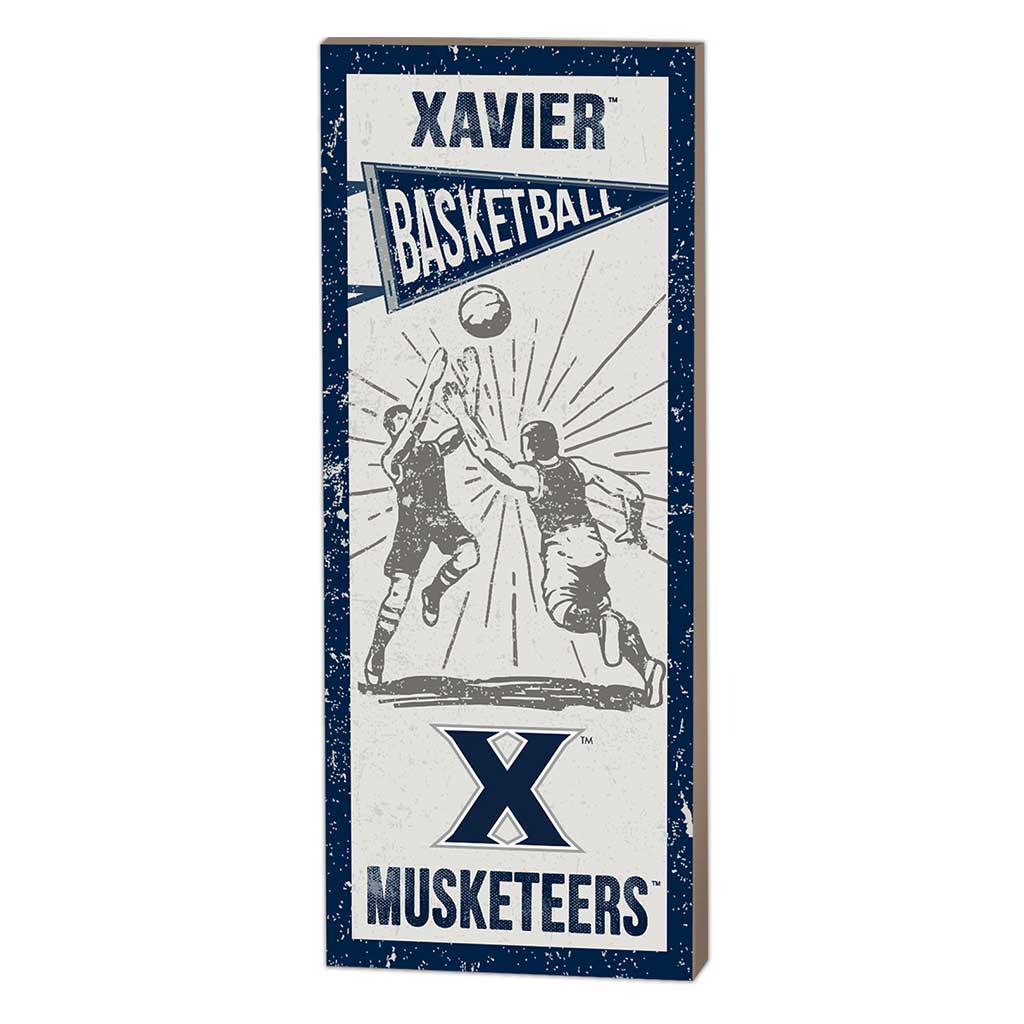 7x18 Vintage Player Xavier Ohio Musketeers Basketball