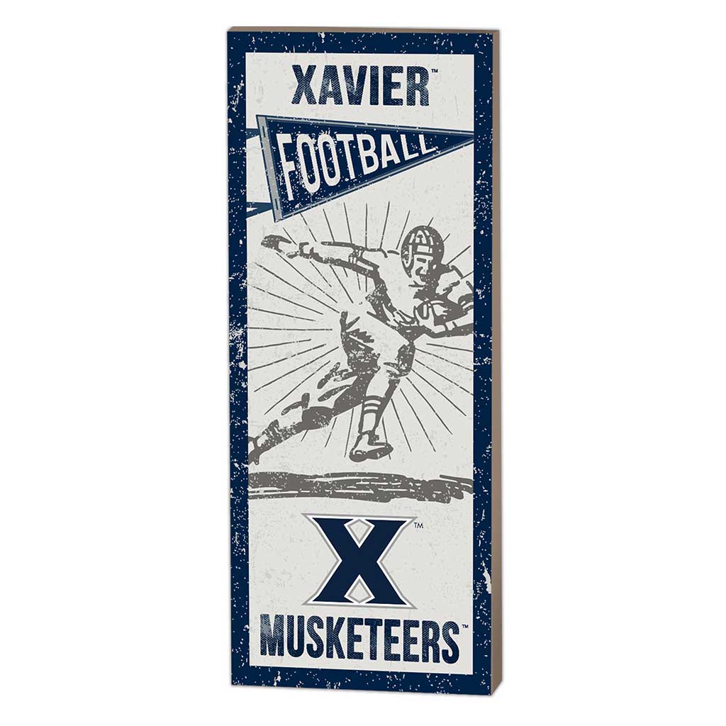 7x18 Vintage Player Xavier Ohio Musketeers