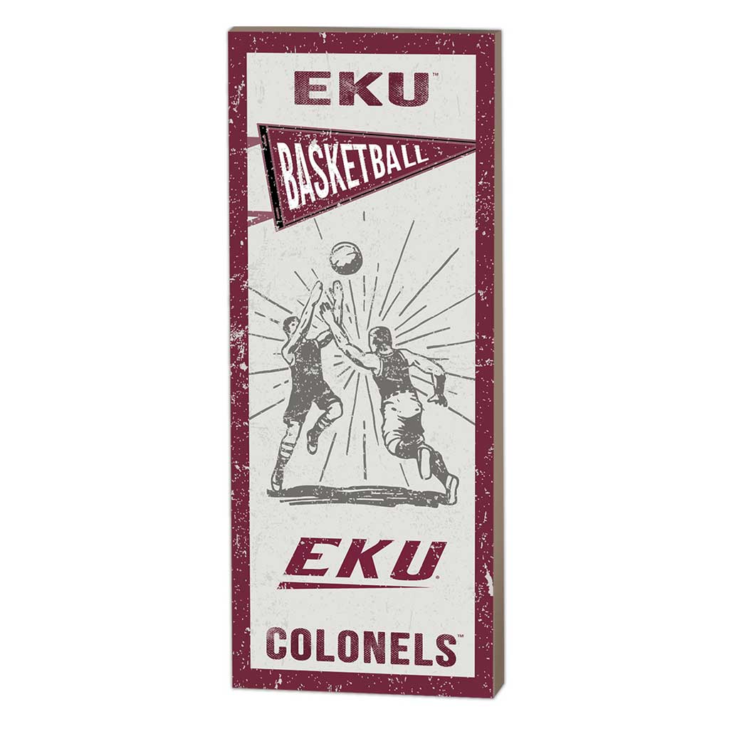 7x18 Vintage Player Eastern Kentucky University Colonels Basketball