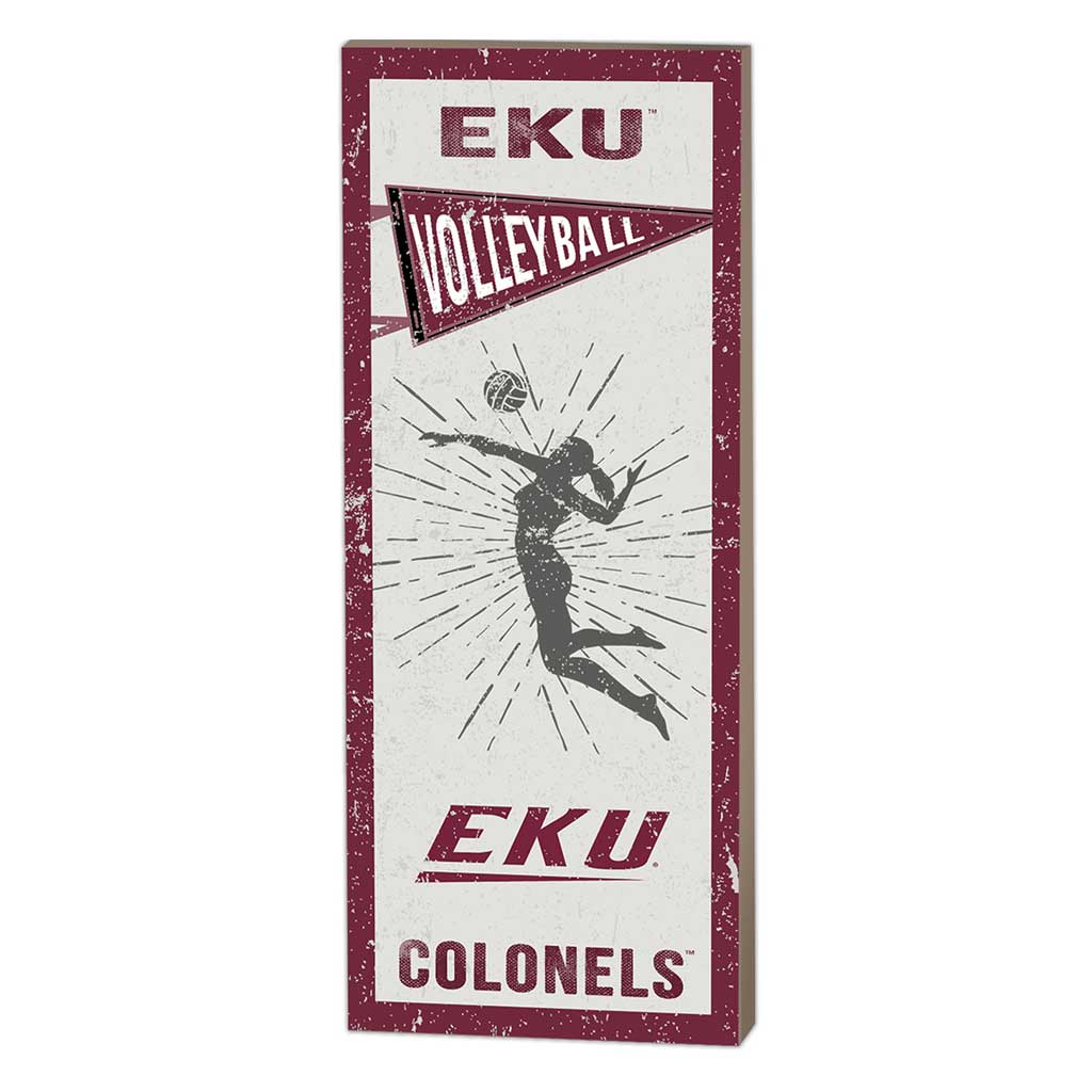 7x18 Vintage Player Eastern Kentucky University Colonels Volleyball Women