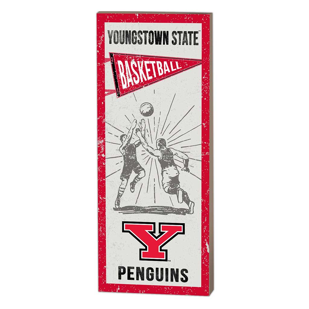 7x18 Vintage Player Youngstown State University Basketball