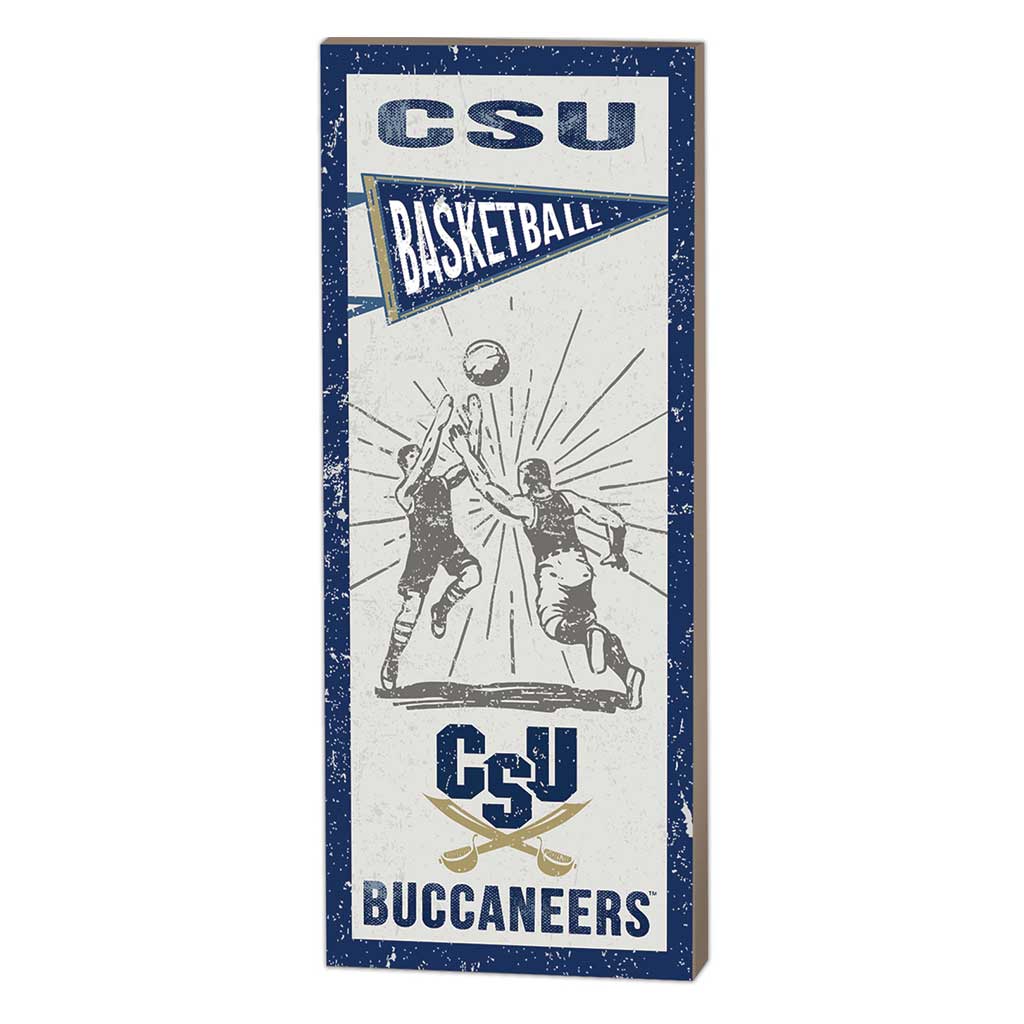 7x18 Vintage Player Charleston Southern Buccaneers Basketball